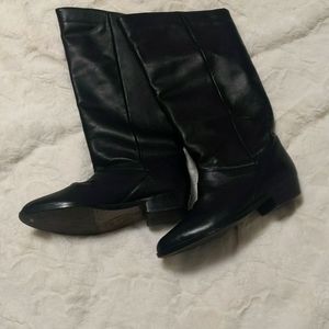 Genuine leather kids boots